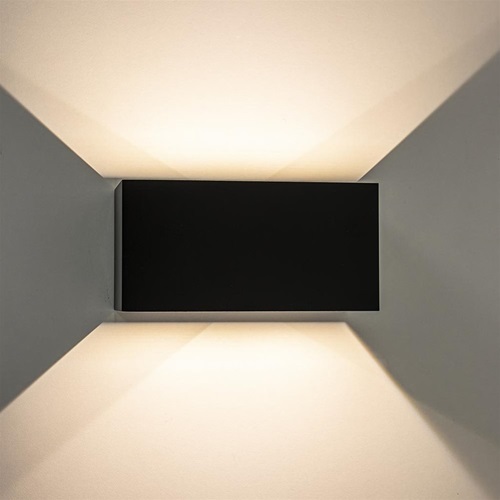 Moderne LED buitenlamp mat zwart verstelbaar IP54