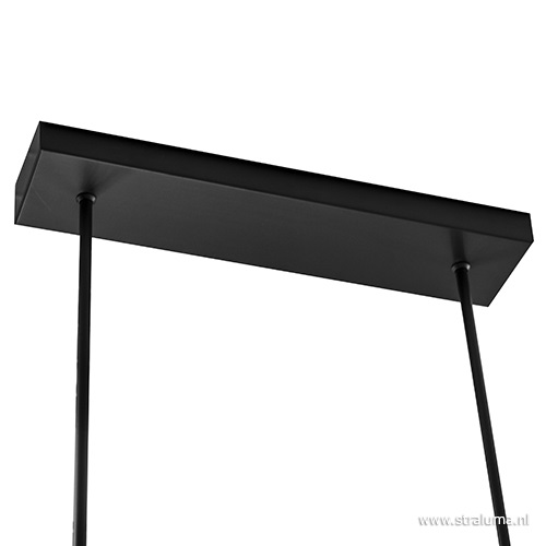 Hanglamp balk zwart 160cm direct led