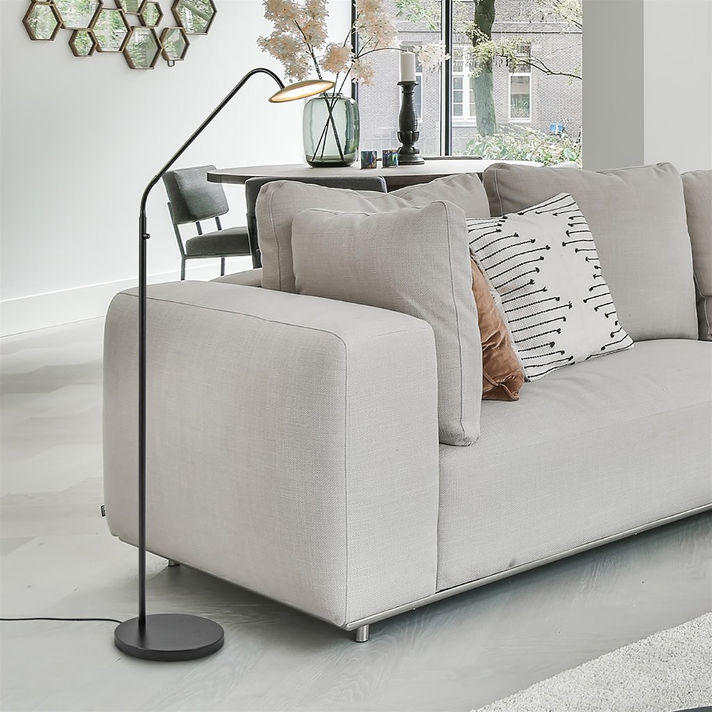 Leeslamp Scala matgoud dim-to-warm