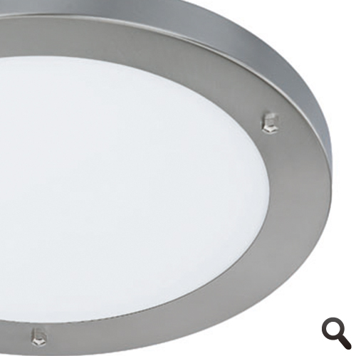 Badkamerlamp plafond rond nikkel | Straluma