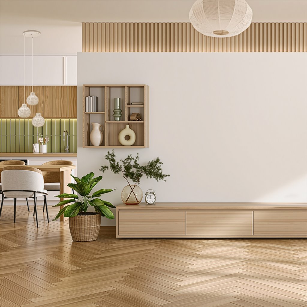 Plafondlamp zand/creme