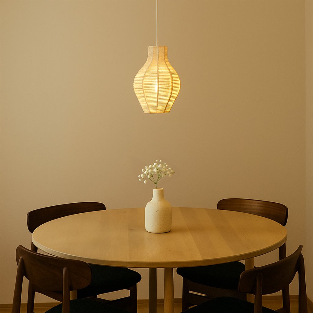 Hanglamp Anya Ø20cm - Zand/Crème