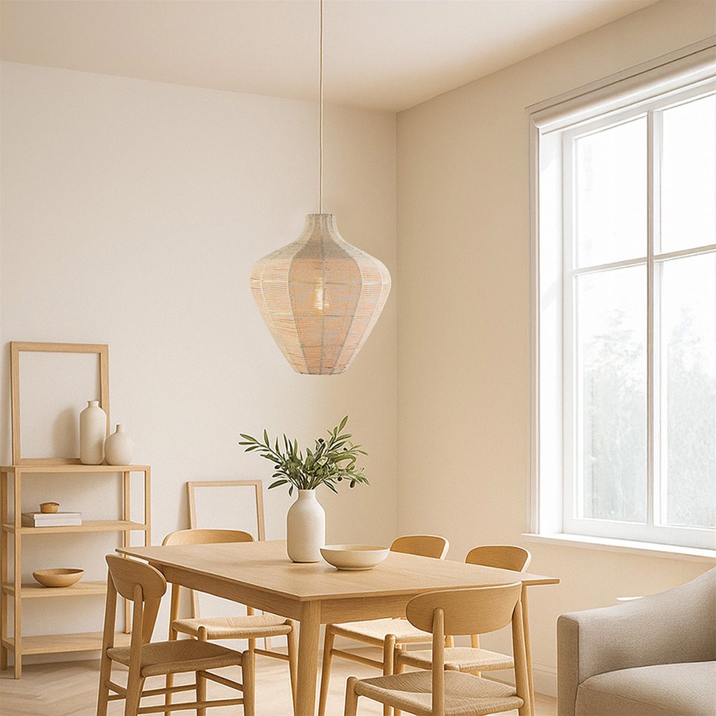 Hanglamp Anya Ø40cm - Zand/Crème
