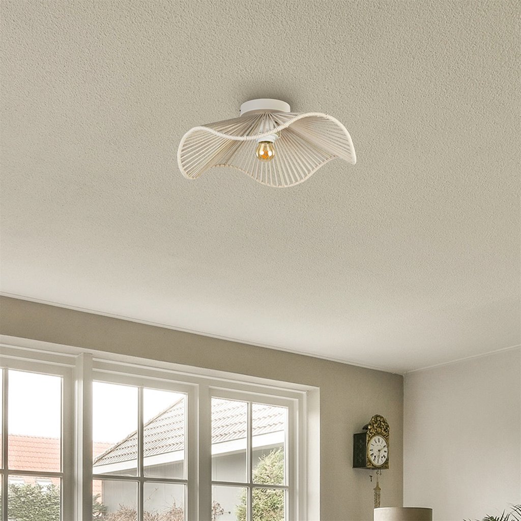 Plafondlamp Rafa Ø40 cm - Zand/crème