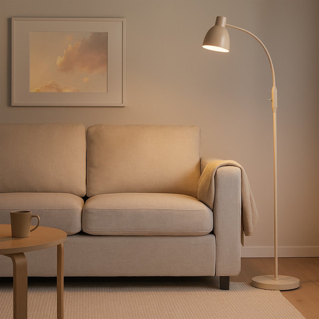 Vloerlamp Katerina - Beige
