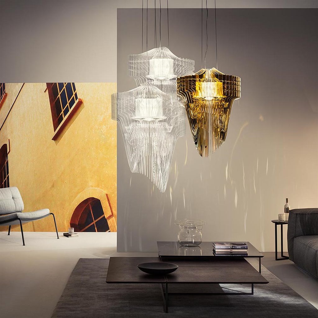dwaas Sinds Zachtmoedigheid Moderne design hanglamp groot transparant | Straluma