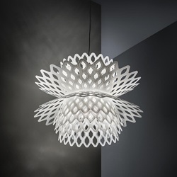 Moderne design hanglamp wit