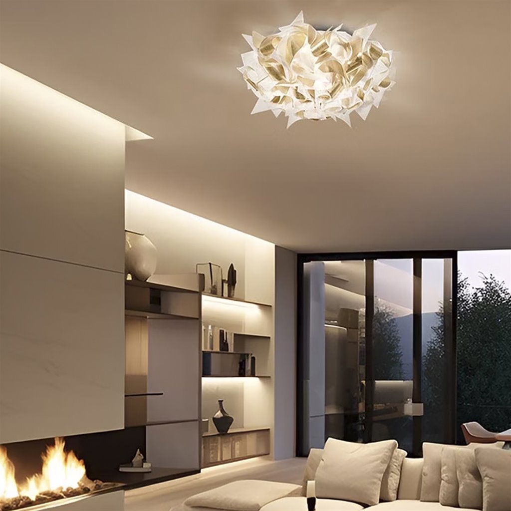 Plafondlamp Veli Aurea 53 gold/white