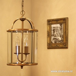 Hanglamp Pimpernel brons/Glas 5971BR