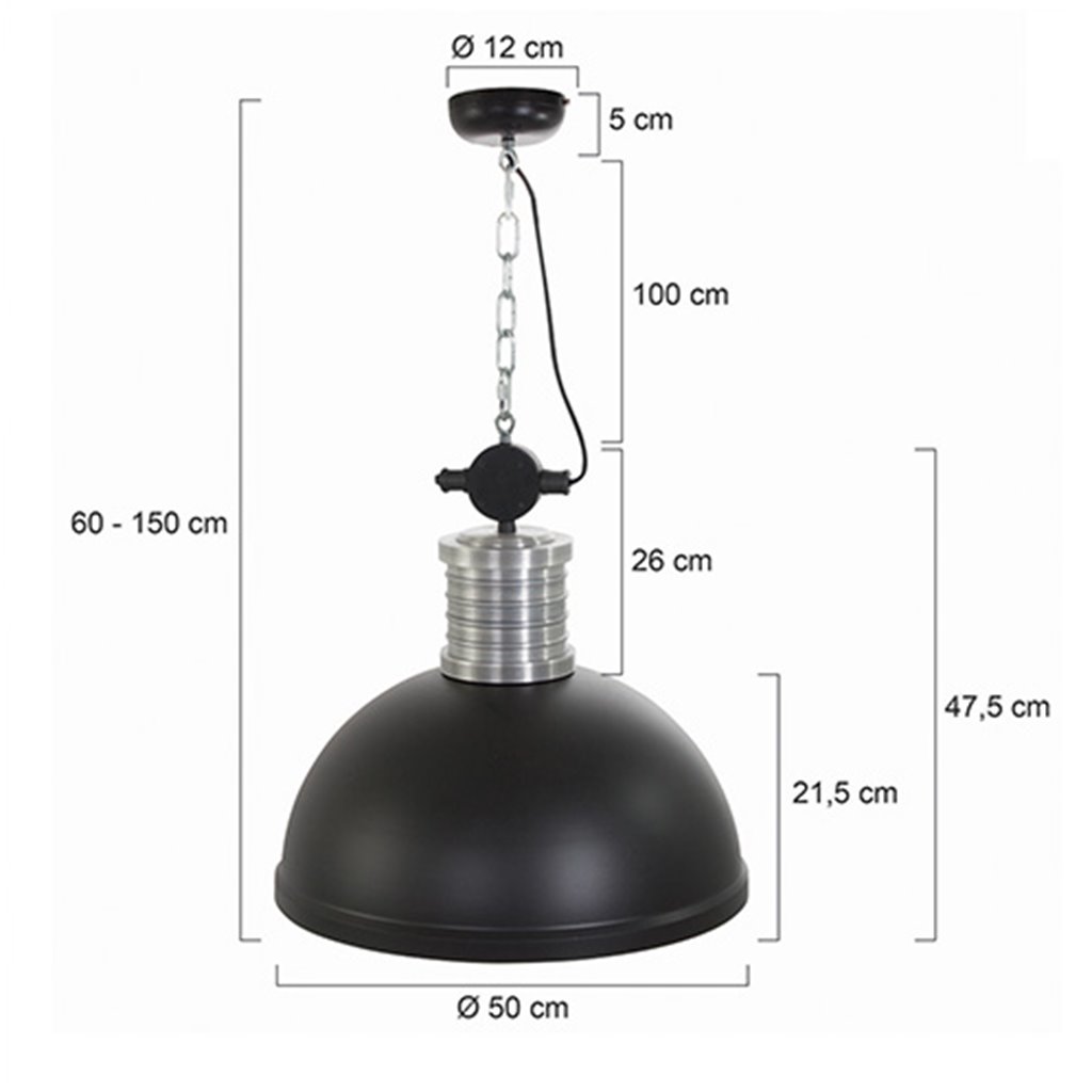 Stoere Industriële Eettafellamp