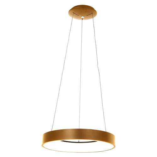 Moderne design LED hanglamp ring goud