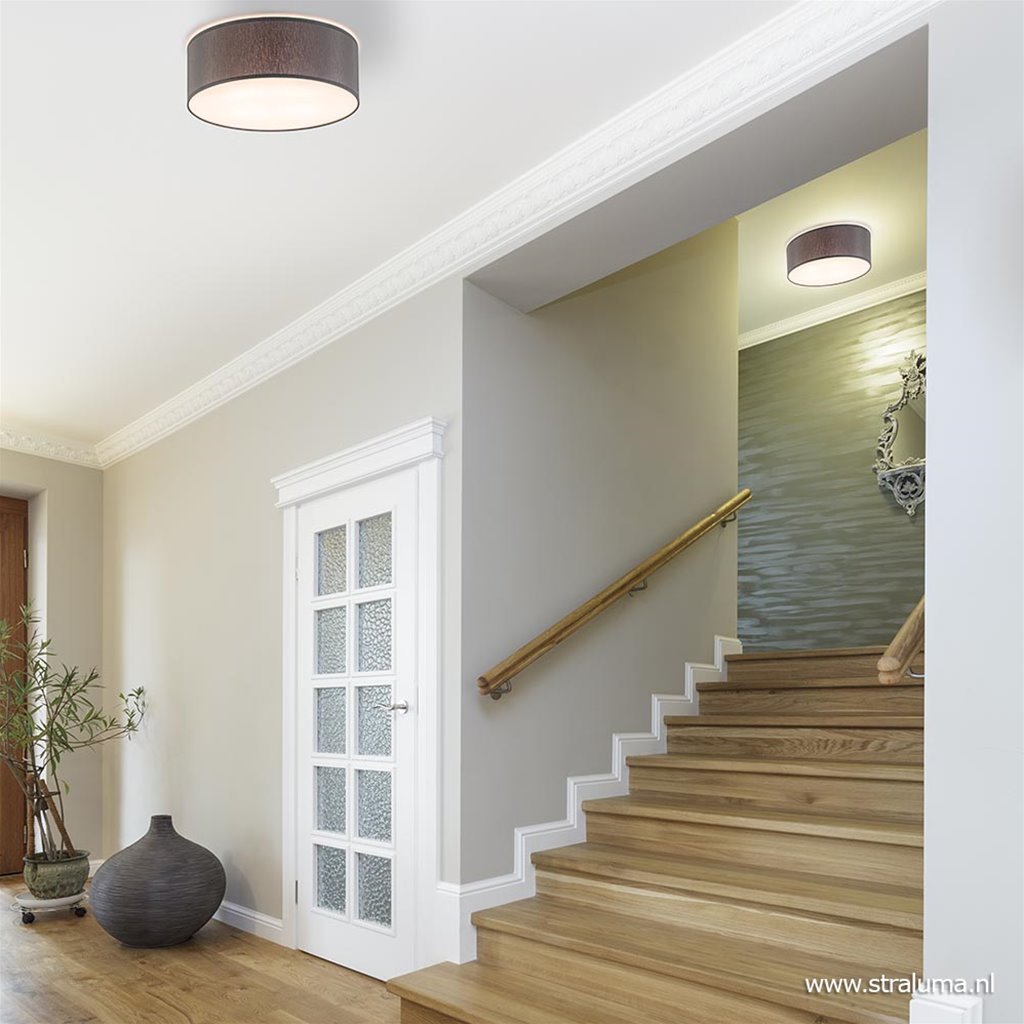 Moderne plafondlamp grijs met blender