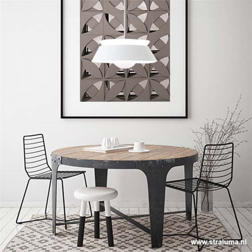 Moderne hanglamp wit Cuna keuken