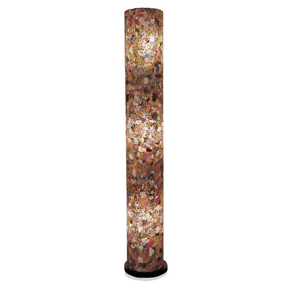 Vertolking adverteren Woning Vloerlamp zuil mozaiek glas multicolor 200 cm | Straluma