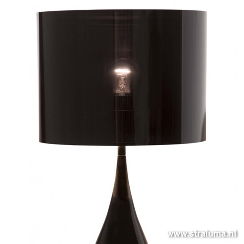 Aanbieding moderne tafellamp zwart