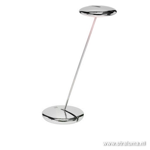 LED bureaulamp chroom verstelbaar Disc