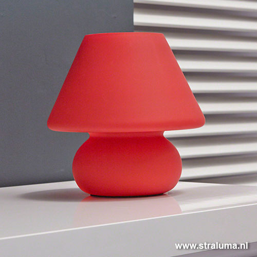 Leuke tafellamp rood tienerkamer | Straluma