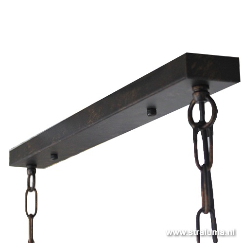 Hanglamp Industrial tube 5-lichts bar