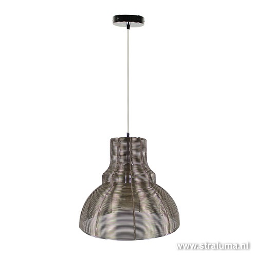 Industriele hanglamp brons-bruin draad