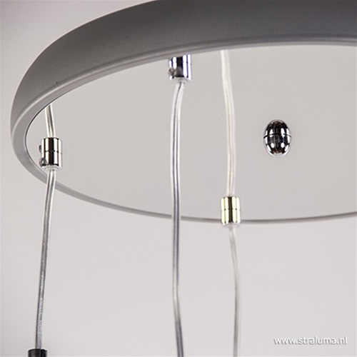Hanglamp/Videlamp Pearl glas-chroom